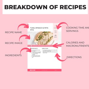 30 High Protein Recipes, Recipe Book Template, PLR Digital Product, Done For You Canva eBook Template For Your Coaching Business, Editable