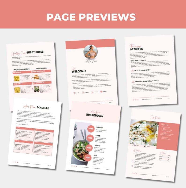 PLR 28-Day Keto Meal Plan Template, Canva eBook Template, PLR Digital Products, DFY Digital Products For Your Coaching Business, Editable Template, Digital Template, eBook Template Canva, PLR Canva, PLR eBook, PLR Products, Low Carb Meal Plan