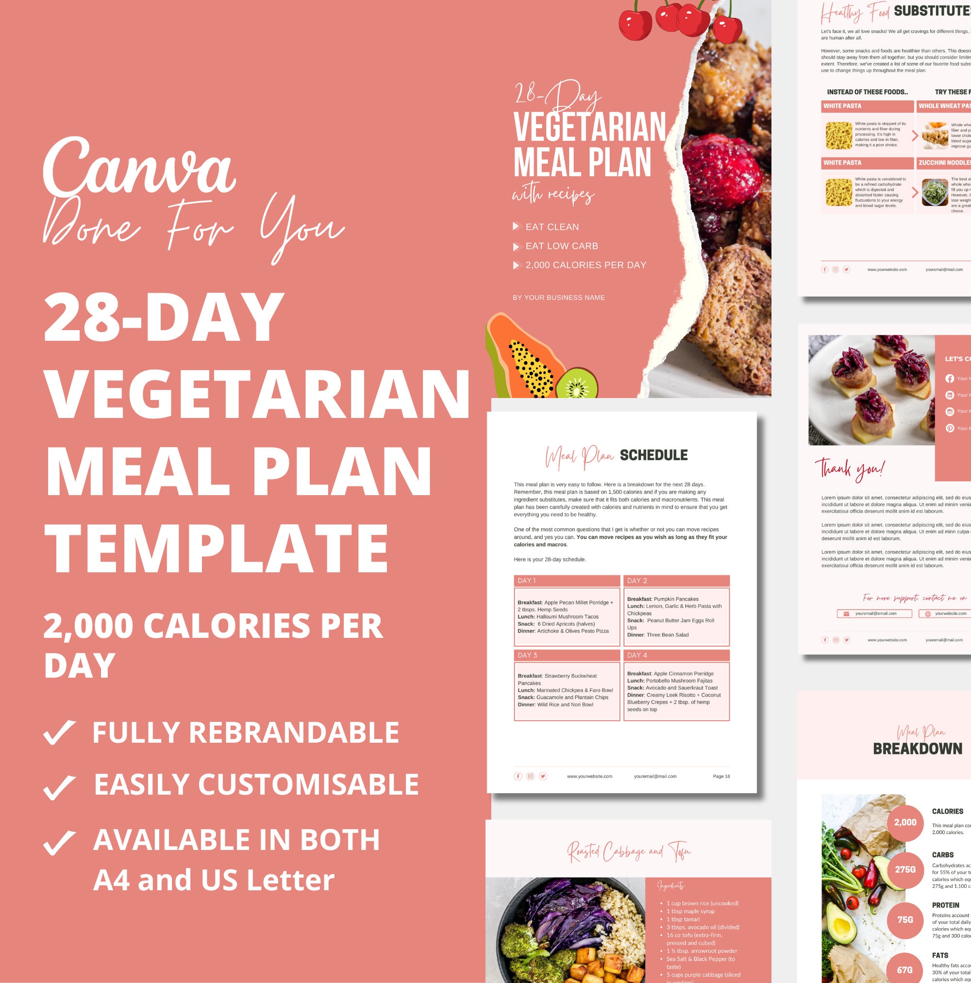 28 day Vegetarian Meal Plan Template With Healthy Recipes 2 000 28-day-vegetarian-meal-plan-template-with-healthy-recipes-2-000