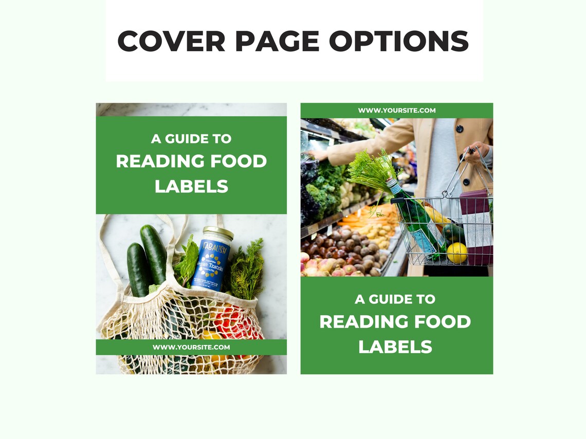 Guide to Reading Food Labels Nutrition Ebook Template Health Etsy