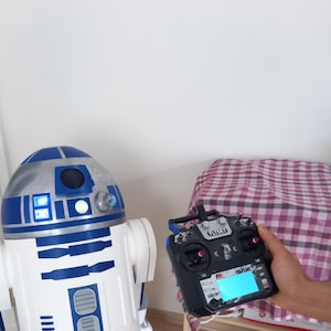 Life Size R8 Droid Life Size R2-D2 Droid Remote Control - 3D Character - 3D Sculpture ...
