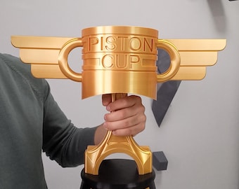 Cars Piston Cup - Golden Color Piston Cup - Multicolor Piston Cup - Gift for Him