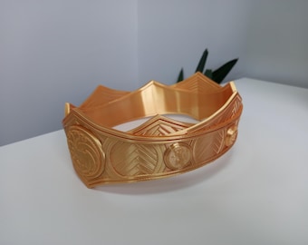 Rhaenyra / Viserys Crown - House of the Dragon inspired cosplay accessory - 3D Printed From GOLD PLA