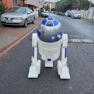 Life Size R8 Droid Life Size R2-D2 Droid Remote Control - 3D Character - 3D Sculpture ...