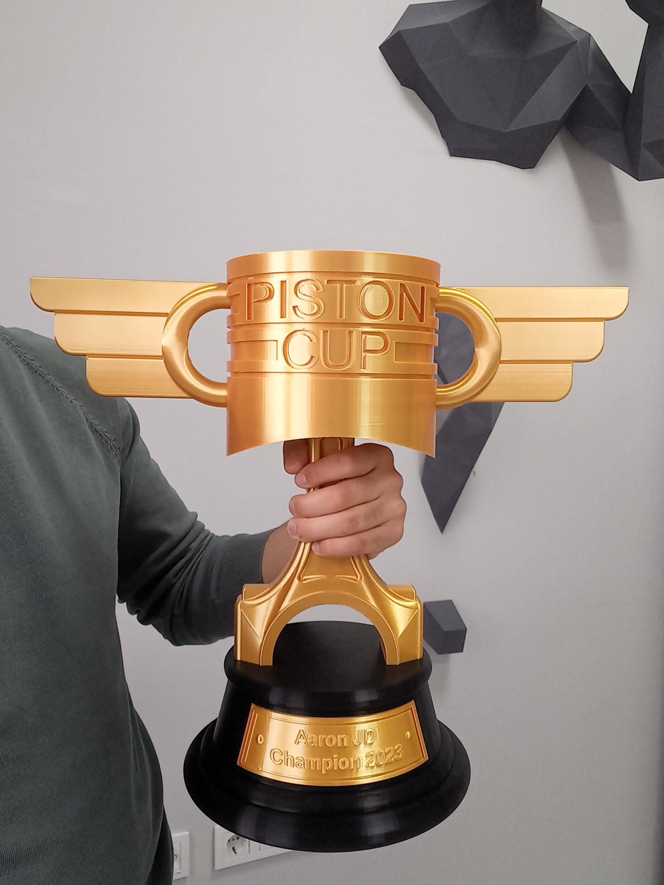 Cars Piston Cup - Golden Color Piston Cup - Multicolor
