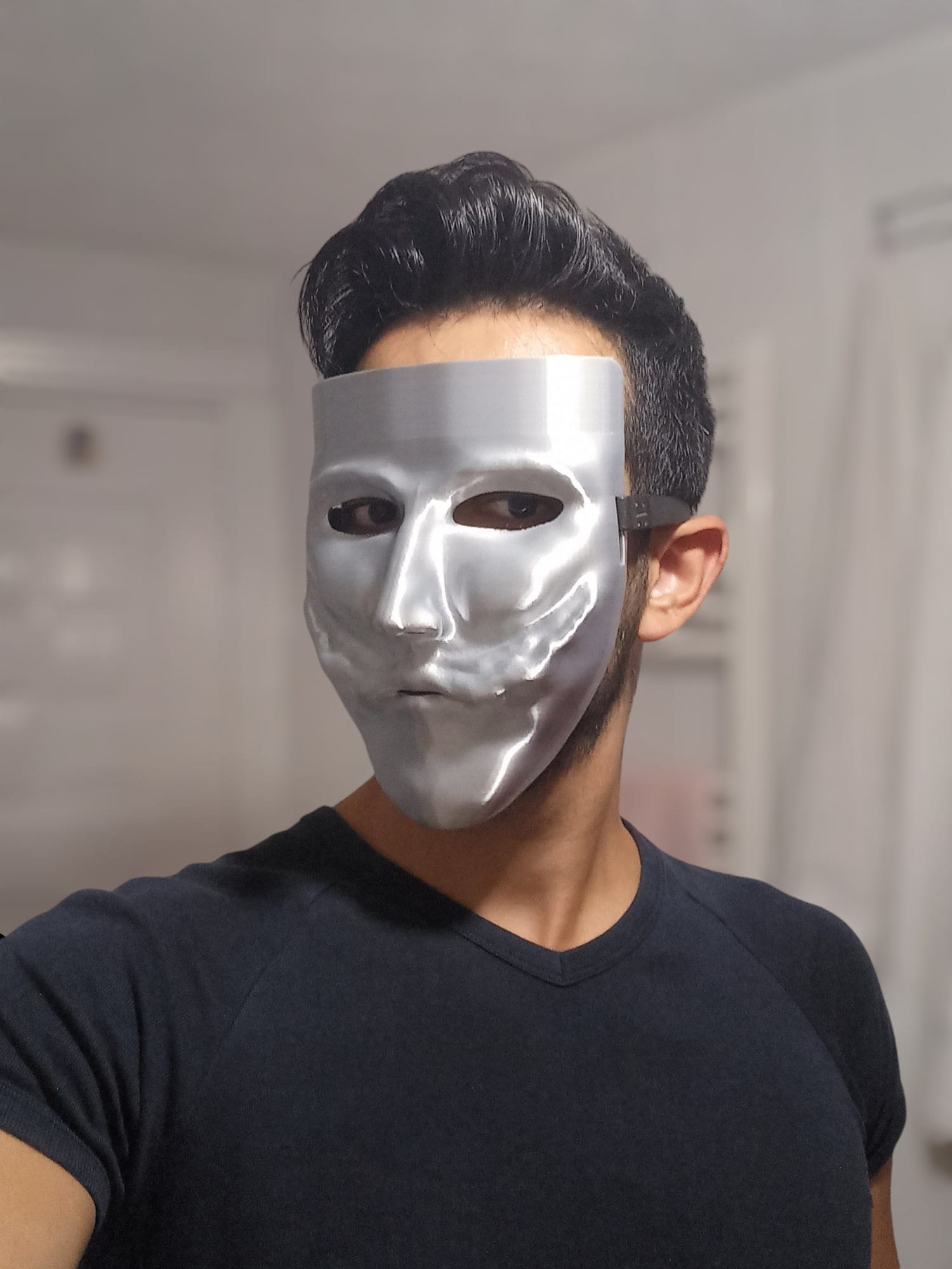 Kipchak Mask - Kipchak (cuman) War Mask - 3D Printed Plastic