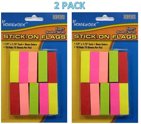 Sticky Notes Flags Index Tabs Writable Labels Page Marker Etsy