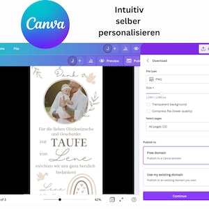 Tarjeta digital de agradecimiento por bautizo con foto, tarjeta electrónica boho arcoíris | Mensaje de agradecimiento por bautizo para niña por WhatsApp | Gracias por las felicitaciones por la celebración del bautizo imagen 7