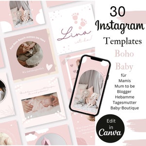 Instagram Template Baby Baby Bundle Social Media Post 30 