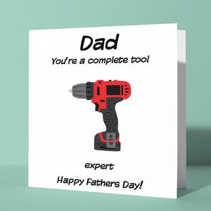 Pap, je bent een compleet gereedschap... Expert! | Grappige Happy Father's Day-kaart voor papa, vader, vader, gereedschap, doe-het-zelf woordspeling, grapje, woordspeling, woordspeling