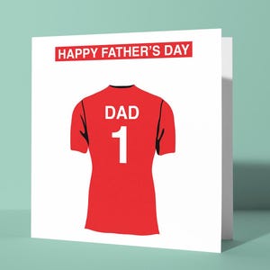 Biglietto di auguri personalizzato per la festa del papà a tema Bristol City F.C. / Biglietto di auguri per la festa del papà Lui Papà Papà Padre Tifoso di calcio Tifoso The Robins