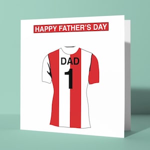 Biglietto di auguri personalizzato per la festa del papà a tema Brentford F.C. / Biglietto di auguri per la festa del papà per lui, papà, tifoso di calcio, tifoso delle api