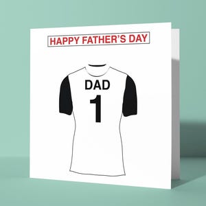 Biglietto di auguri personalizzato per la festa del papà a tema Fulham / Biglietto di auguri per la festa del papà per lui, papà, collega, tifoso di calcio, sostenitore dei Cottagers