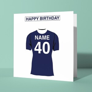 Millwall F.C. Personalisierte Geburtstagskarte | Glückwunschkarte zum Geburtstag Sie oder Ihn Freund Kollege Fußball Fan Anhänger Die Löwen