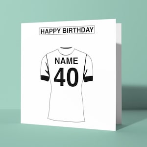 Derby County F.C. Personalisierte Geburtstagskarte | Grußkarte zum Geburtstag Sie oder Ihn Freund Kollege Fußball Fan Anhänger The Rams