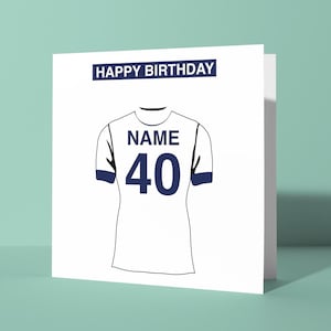 Preston North End F.C. Personalisierte Geburtstagskarte | Grußkarte Ihm Ihr Freund Kollege Football Fan The Lilywhites Invincibles