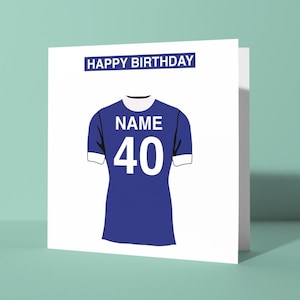 Portsmouth F.C. Personalisierte Geburtstagskarte | Grußkarte zum Geburtstag Ihn Ihr Freund Kollege Football Fan Pompey Blue Army Blues