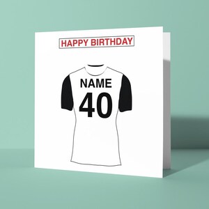 Geburtstagskarte mit Fulham Themen | Glückwunschkarte zum Geburtstag für Sie oder Ihn Freund Kollege Fußball Fan Anhänger The Cottagers