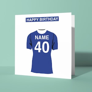 Leicester City Themed Geburtstagskarte | Glückwunschkarte zum Geburtstag für Sie oder Ihn Freund Kollege Fußball Fan Anhänger Die Füchse