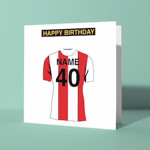 Geburtstagskarte mit Southampton Motiv | Karte zum Geburtstag Sie oder Ihn Freund Kollege Fußball Fan Anhänger The Saints
