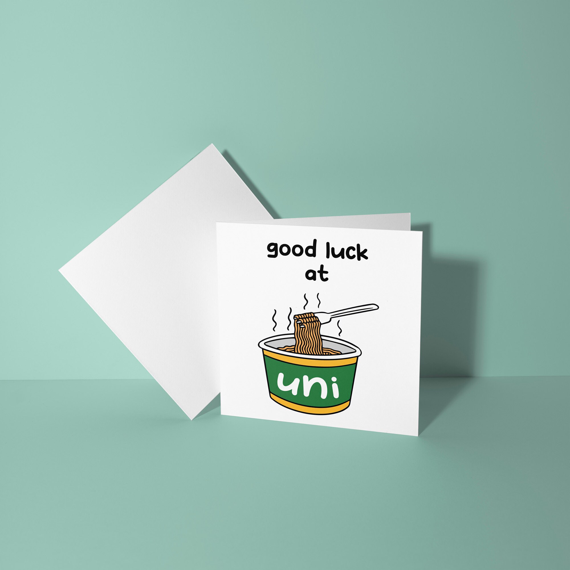 Noodles - Good Luck at University Greeting Card | Freshers