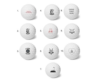 Golf Balls, 6pcs