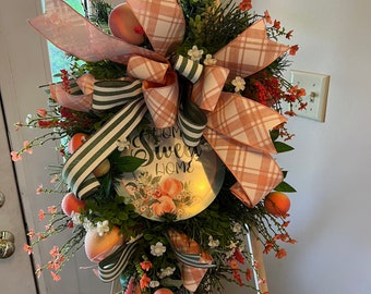 Peach of a Swag from Whimsical Wreath Designs