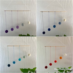 Montessori Mobile, Gobbi Mobile, Baby Mobile, Hanging mobile