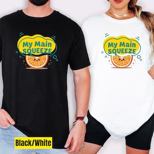 Lemon Couple T-Shirts: Main Squeeze Bachelorette Party Shirts