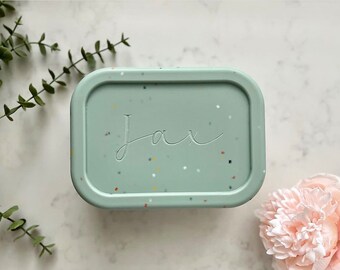 Personalised Toddler Lunch Box Personalised Silicone Eco Friendly Lunch Box Kids Lunchbox Personalise School Bag Snack Box