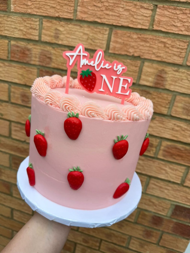 Personalised Birthday Cake Topper