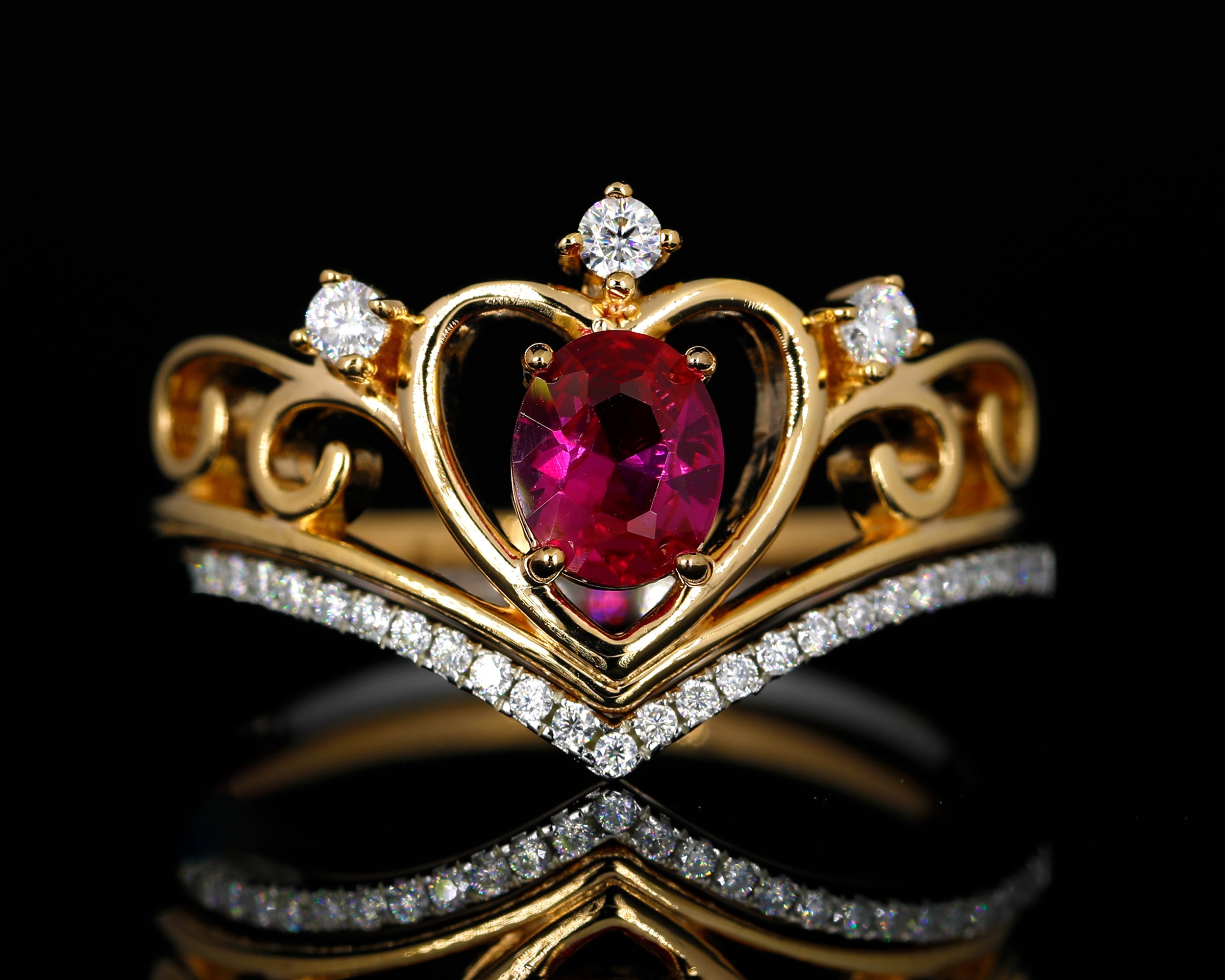 Retired Pandora Shine ™ My Princess Ring :: Ring Stories 167158CZ ::  Authorized Online Retailer