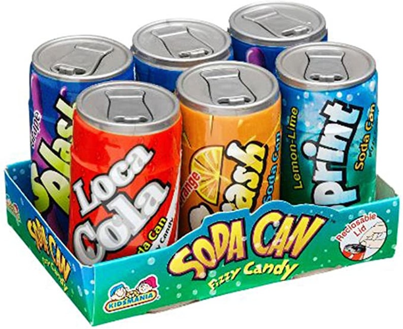 Kidsmania Soda Pop Can Fizz Candy 