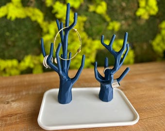 Schmuckständer „Verästelt“ - für Ringe, Ketten und Ohrringe - Ringbaum