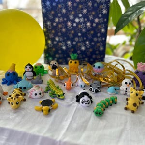 Mini Animals - Baby Animals - Wigglitz - Flexible Small Animals - 3D Printed Fidget Toys - Mini Anmials - Keychains - Flexi