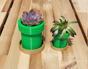 Super Mario's Warp Tube-Inspired Planter - Level Up Your Greenery Game!