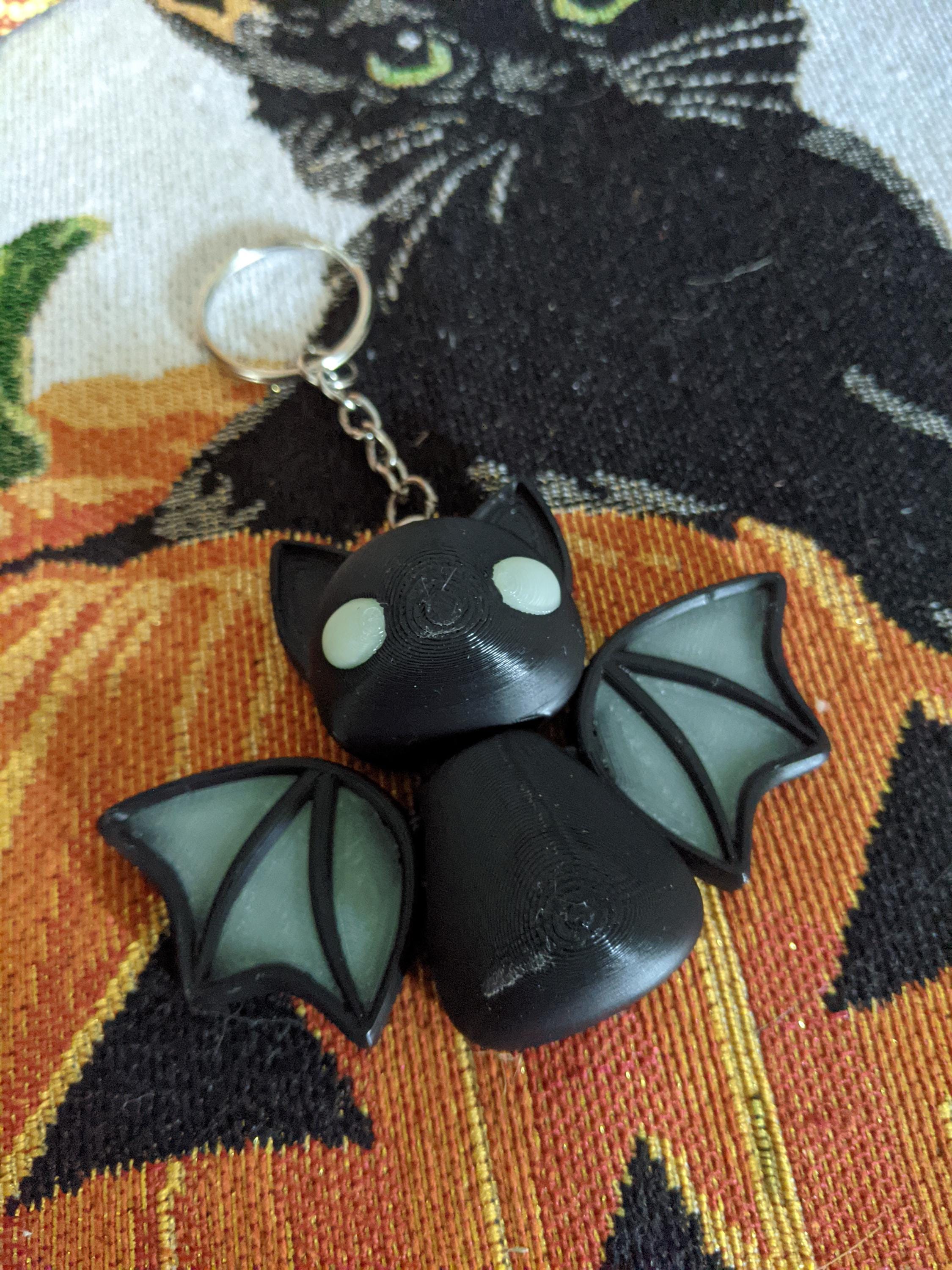 Spooky Halloween Keychains, Glow in the Dark - Etsy
