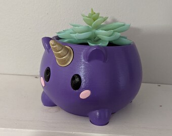 Unicorn Enchanting Succulent Planter/ Fantasy/ Fairy/ faries/ gardne/ Planters