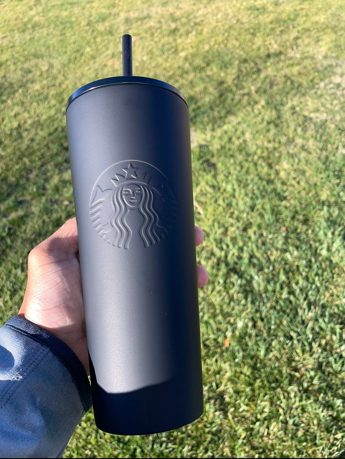 Starbucks Tumbler Matte Christmas 2022 Starbucks 2022 Soft Touch Black Matte Stainless Steel Tumbler | Etsy Ireland