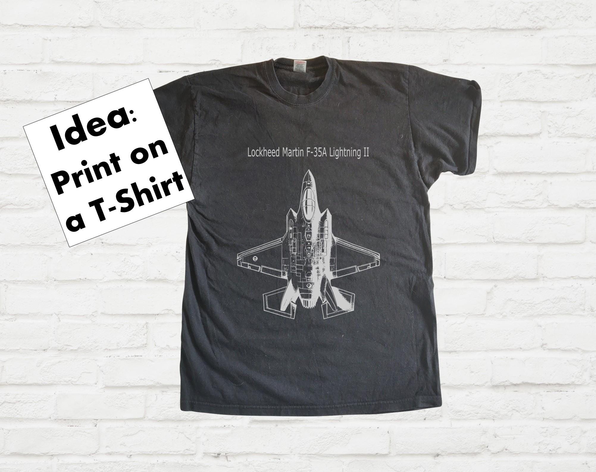 USAF Jet Lockheed Martin F-35A Lightning II Digital Download, Svg, Eps ...