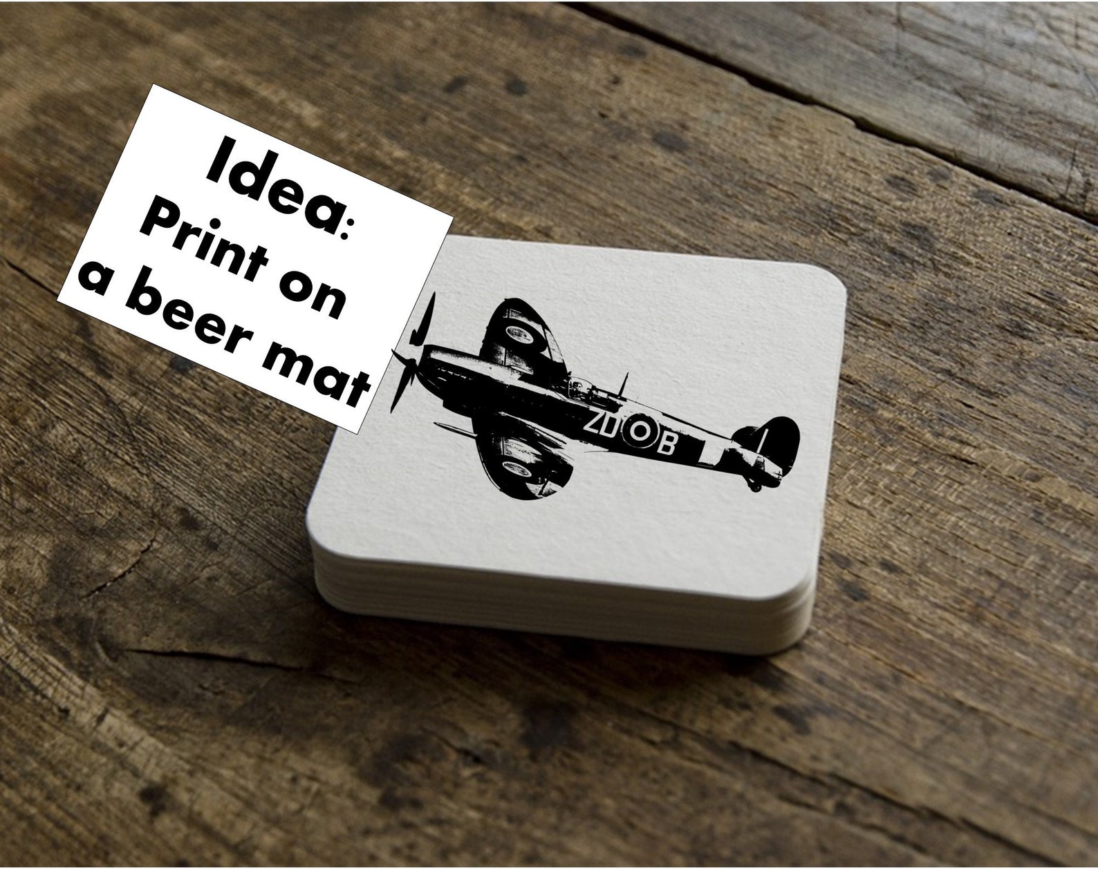 Digital Download of WW2 Warbird Supermarine Spitfire in Svg, Eps, Dxf