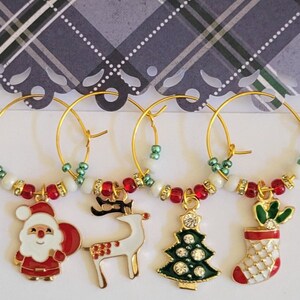 In a Winter Wonderland Wine Glass Charms