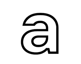 ABC kleine letters PDF 27 pagina&#39;s met een letter per pagina en één pagina met alle letters, ABC Letters, Homeschool/Preschool, Montessori Kids