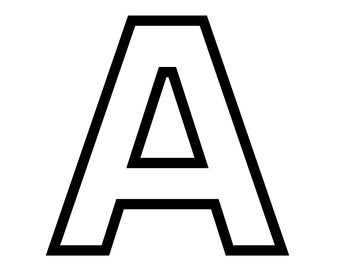 letter stencils printable etsy