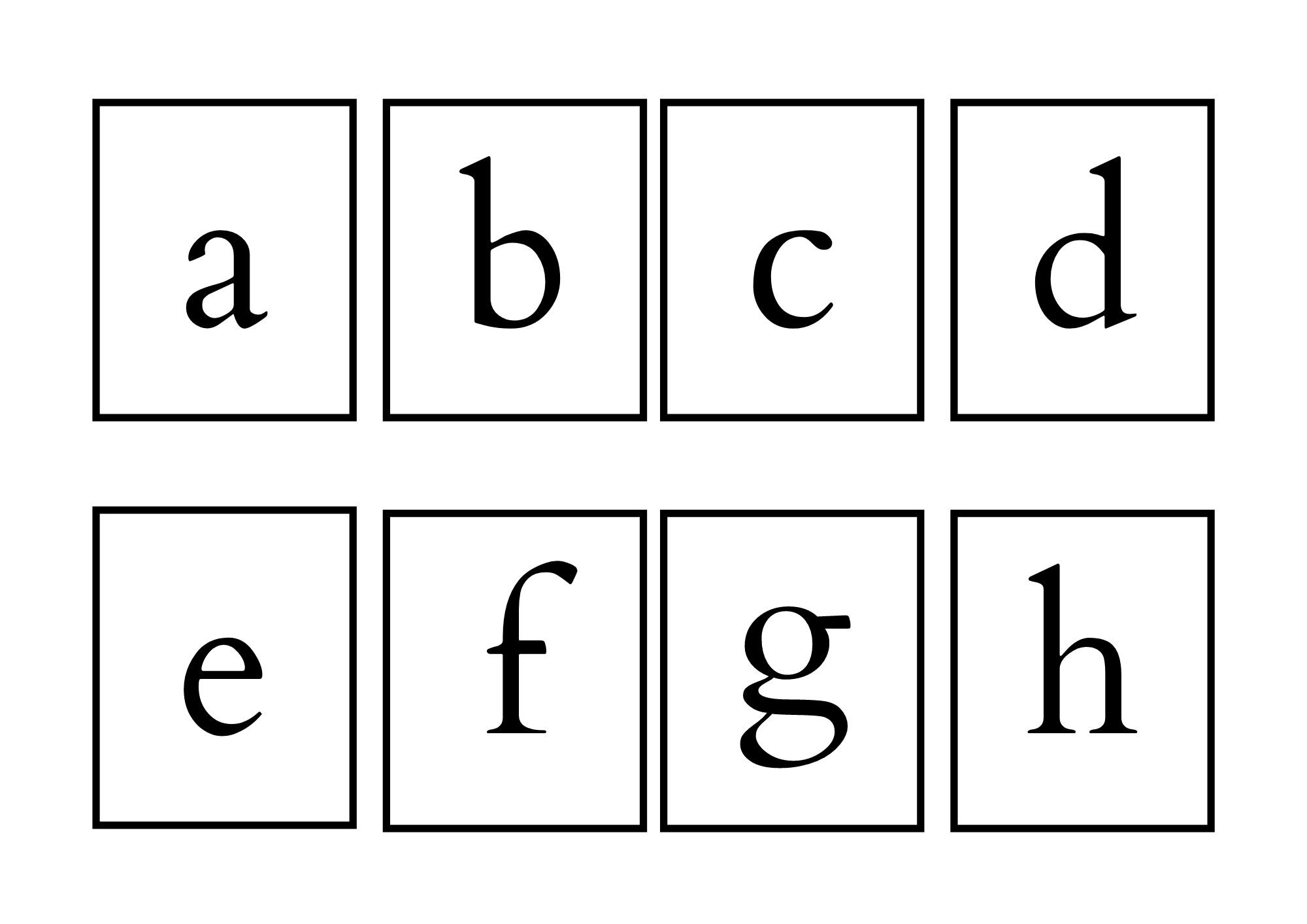 Printable alphabet flashcards montessori abc cards abc 123 etsy