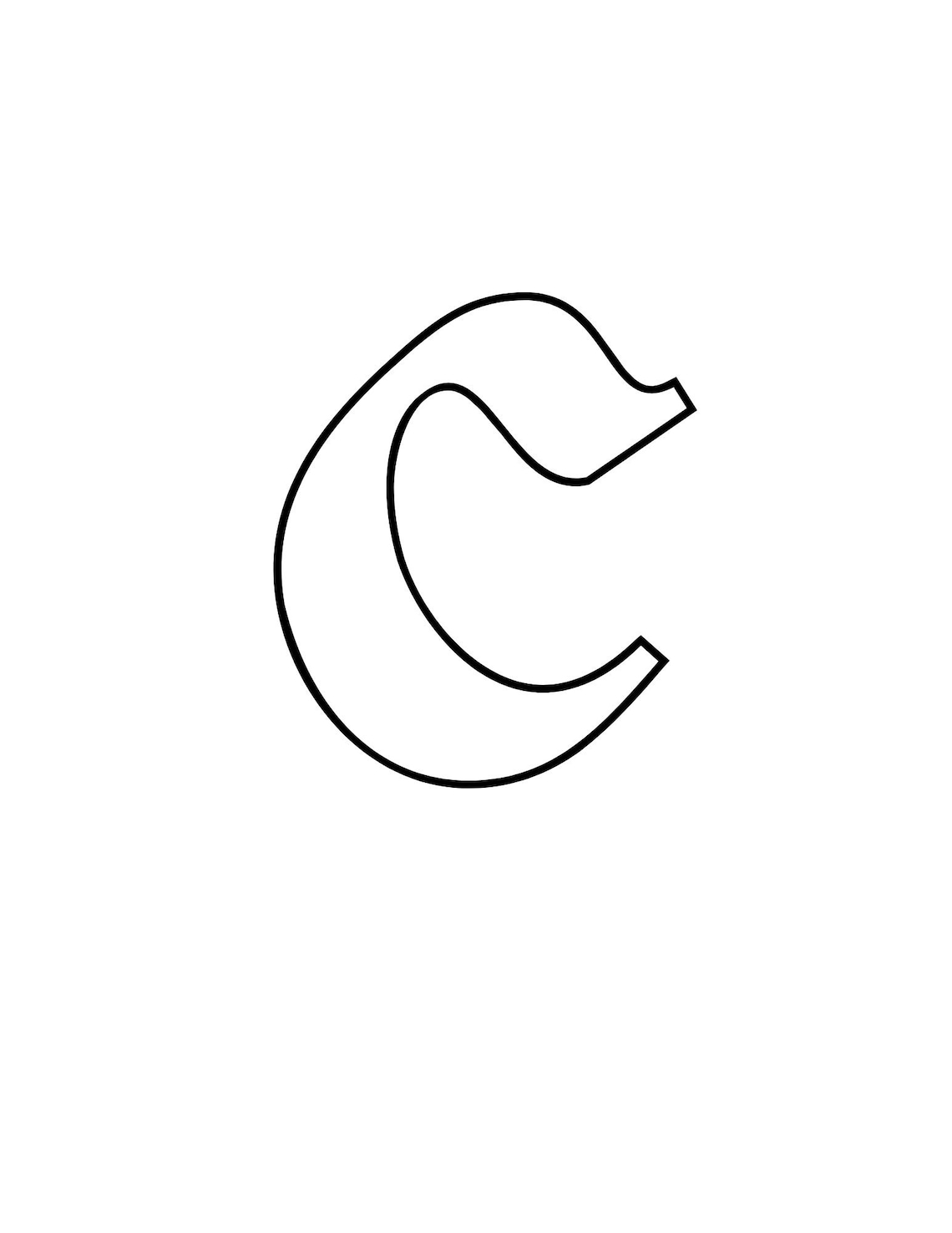 ABC Script Uppercase Letters PDF 27 Pages With Each Letter and One With ...