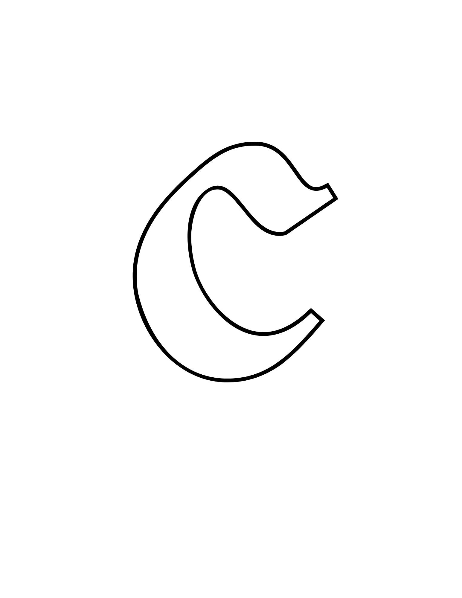 ABC Script Uppercase Letters PDF 27 Pages With Each Letter and One With