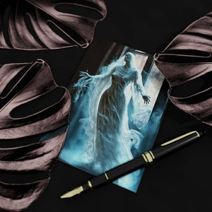Set de 10 cartas " Ghost Woman " (2 caras, sin sobres) DIN-A6