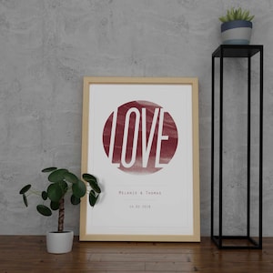 Póster personalizable en formato A3 -regalo personalizado