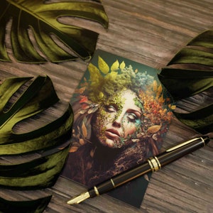 Conjunto de 10 postais da Mãe Natureza (frente e verso, sem envelopes)